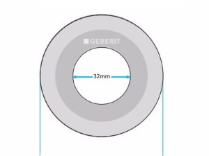 Уплотнительное кольцо сливной арматуры Geberit (D=63х32 мм) 816.418.00.1
